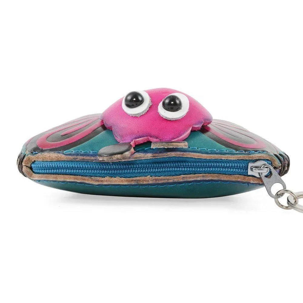 Butterfly Coin Purse with Keychain - Picture 2 of 2